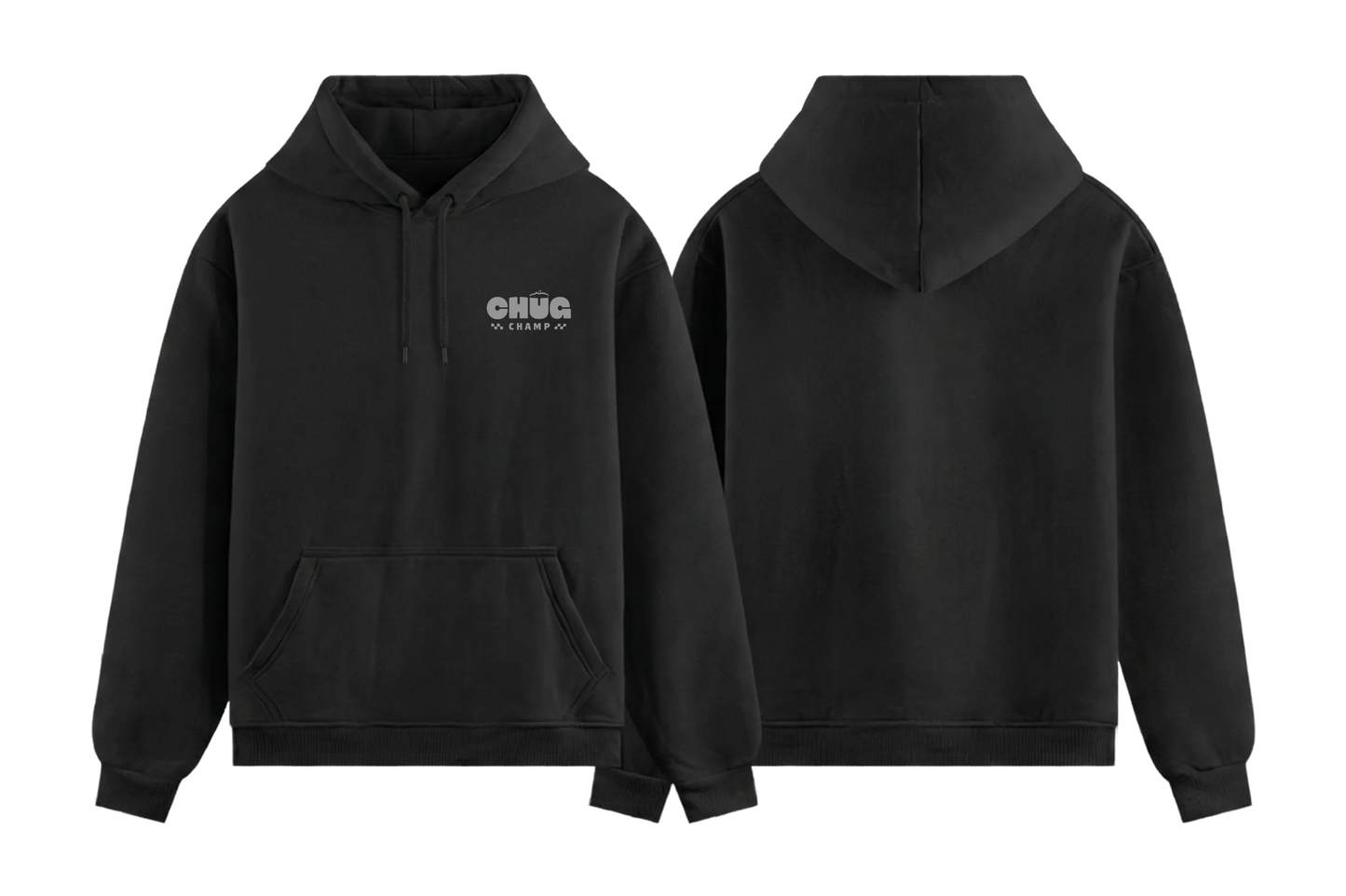 Core Logo Hoodie – Stealth Black
