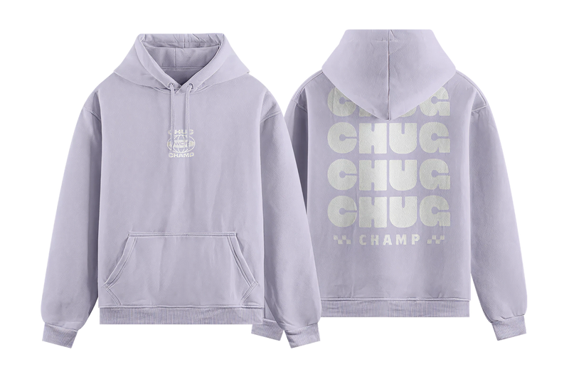 Global Chug Stack Hoodie – Frost Lavender - Limited Winter Collection