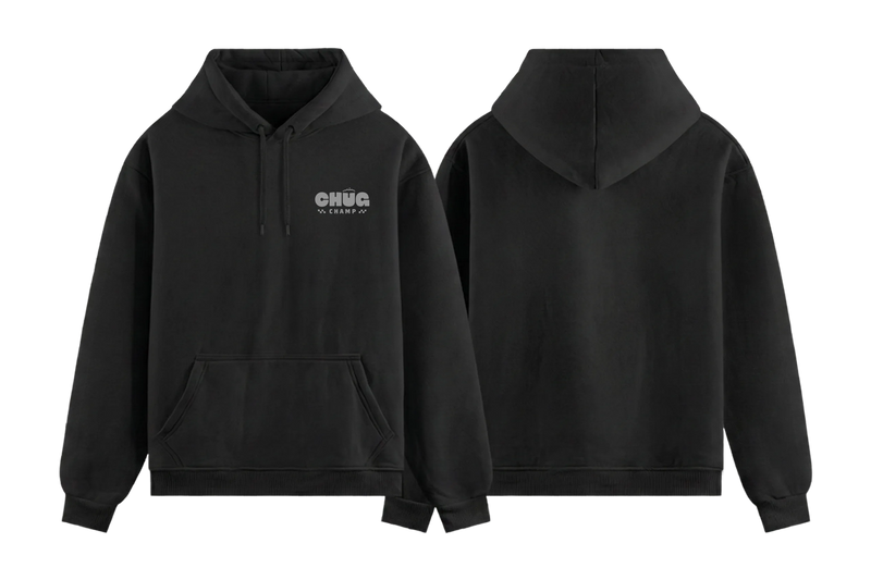 Core Logo Hoodie – Stealth Black