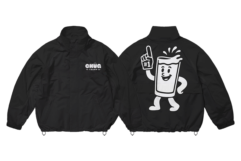 Classic Campus Windbreaker – Blackout – Limited Winter Collection