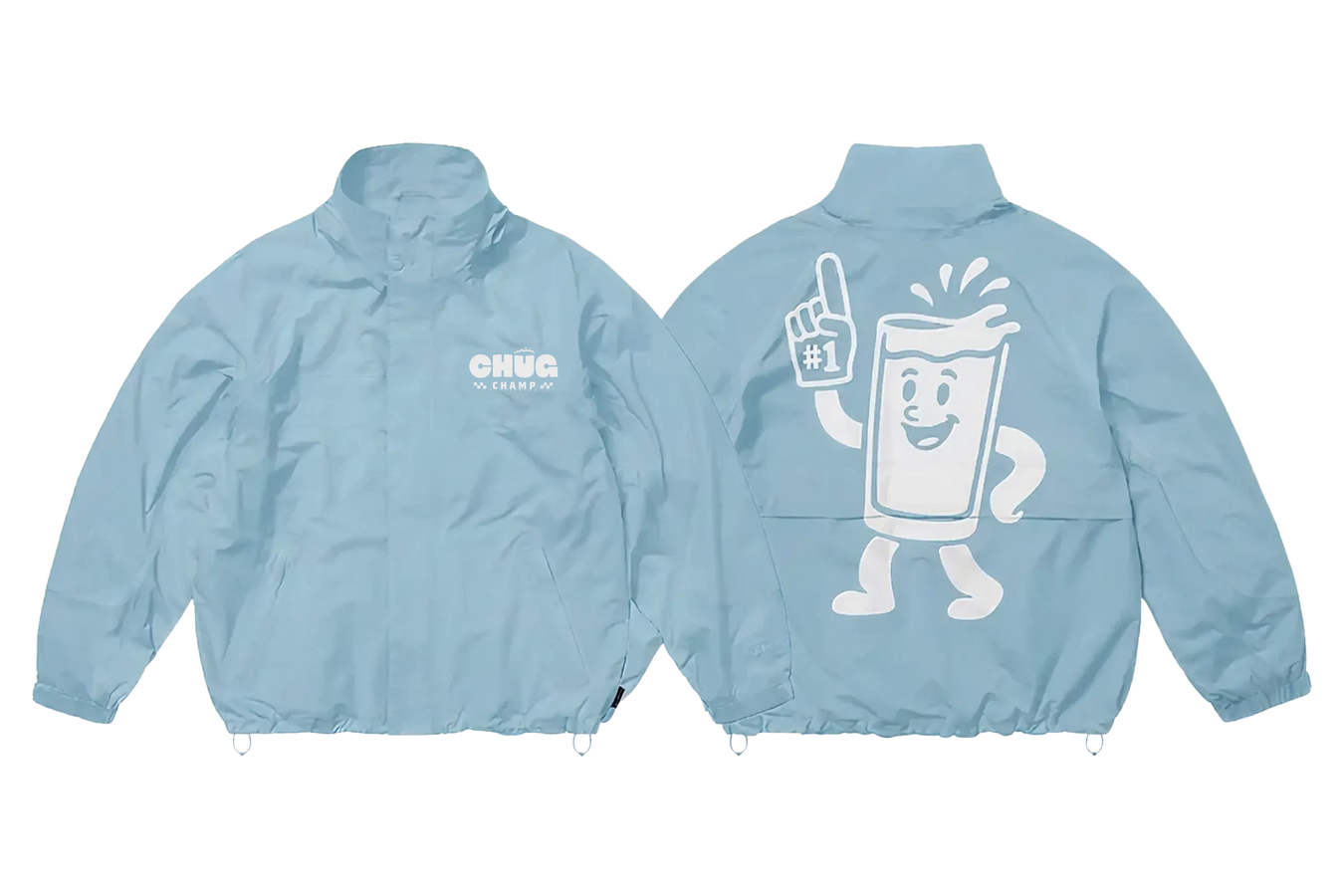 Winter Campus Windbreaker - ICE SKYE - Limited Winter Collection